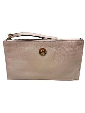 Michael Kors Jet Set Wristlet Purse/Wallet/Clutch Rose Pink Pebble Grain